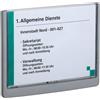 Durable Targhe DURABLE CLICK SIGN ABS trasparente/grafite A5 210x148,5 mm 486637