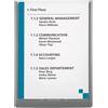 Durable Targhe DURABLE CLICK SIGN ABS trasparente/grafite A4 210x297 mm 486737