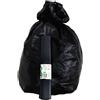 ROLSAC Sacchi immondizia per rifiuti inorganici Rolsac 127 L 80x110 cm - 48 µm nero - rotolo da 10 pezzi - 10280