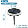 Aigostar Faretto segnapassi LED da esterno con pannello solare e sensore crepuscolare Aigostar luce variabile - B10201AQ4