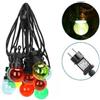 Aigostar Catena luminosa LED a basso voltaggio per esterni 8 metri Aigostar 10 sfere trasparenti multicolore - B10303VRX