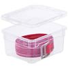 Rotho Contenitore Rotho Clear Box in PPL 2 L impilabile 19x16x9 cm trasparente F707800