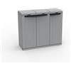 TERRY Armadietto a tre ante raccolta rifiuti TERRY EcoLine 3 - compatibile con contenitori serie ecobin - 1003056