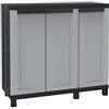 TERRY Armadietto a tre ante TERRY Twist Black 102B grigio/nero 102x39x91,5 cm 1002711