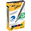 Bic Marcatori per lavagne bianche BIC Velleda 1701 punta conica 1,5 mm assortiti astuccio da 4 - 904941