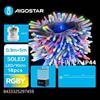 Aigostar Catena luminosa a batteria Aigostar per interni ed esterni con lampadine piatte multicolore 50 led 5 m - 297459