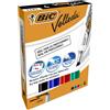 Bic Marcatori per lavagne bianche BIC Velleda 1781 punta a scalpello 3,3-4,6 mm assortiti wallet da 4 - 8757872