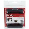 Badgy Kit di stampa per badge Evolis Badgy con 100 schede in Pvc da 0,76 cm - nastro multicolore - CBGP0001C