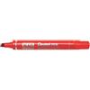 Pentel Marcatore permanente Pentel N60 punta a scalpello 3,9-5,7 mm rosso N60-B