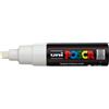 Uni Posca Marcatore a tempera POSCA Uni-Ball punta a scalpello 8 mm bianco M PC8K BI