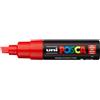 Uni Posca Marcatore a tempera POSCA Uni-Ball punta a scalpello 8 mm rosso M PC8K R