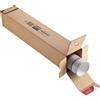 Colompac Tubo fustellato per spedizioni ColomPac in cartone ondulato 465x115x115 mm avana rettangolare - CP072.02
