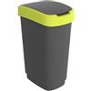 Rotho Cestino gettacarte Rotho Twist con coperchio basculante 50 L horizon blu F600320