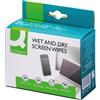 Q-Connect Salviette di pulizia bagnate/asciutte Q-Connect scatola da 20 bustine doppie - KF32148A