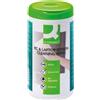Q-Connect Salviette di pulizia schermi Q-Connect TFT+LCD senza alcool barattolo da 100 - KF04501A