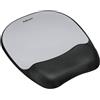 Fellowes Tappetino mouse con poggiapolsi FELLOWES Memory Foam - argento 27,6x23,2x3,2 cm - 9175801