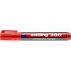 Edding Marcatore permanente edding 300 punta tonda 1,5-3 mm rosso E-300 002