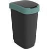 Rotho Cestino gettacarte Rotho Twist con coperchio basculante 50 L lime verde F600321
