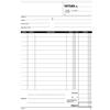 data ufficio Fatture ad 1 aliquota blocco di 50/50 copie autoricalcanti data ufficio 21,5x14,8 cm - DU1641C0000
