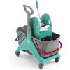 TTS Carrello per pulizie TTS Nickita Tec - 25 + 25 Lt - verde 00006161VE