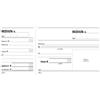 data ufficio Blocco Ricevute generiche madre-figlia 2 tagliandi Data Ufficio 10x21,5 cm 100 fogli - DU160100000