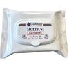Salviette disinfettanti multisuperficie Multiusi alcool 62% - 20x20 cm profumo limone - Conf. 20 pezzi - TOW100