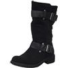 Rocket Dog Trumble, Stivali Biker Donna, Nero Opaco, 39 EU