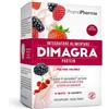 Promopharma Dimagra Protein Integratore Massa Muscolare 10 Buste Gusto Red Fruit