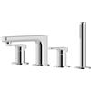 NEWFORM - B-EASY gruppo vasca con deviatore e doccetta cromo - 72682C