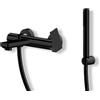 NEWFORM - B-EASY gruppo vasca con doccetta nero - 72640C