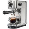 HiBREW H10B Macchina per caffè espresso, pressione di estrazione 20 bar, temperatura e volume della tazza regolabili - Argento