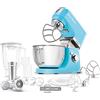 Sencor STM 6352BL, Robot da cucina, impastatrice planetaria, 1000W, 7 velocità, frullatore da 1,5 litri, ciotola in acciaio inox da 4,5 litri con paraschizzi cucina, 6 anni di garanzia motore