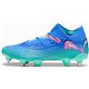 PUMA Scarpe da calcio FUTURE 7 ULTIMATE MxSG, Blu/Verde/Bianco/Altro