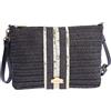Don Algodon - Pochette Donna paglia con cerniera borsa spiaggia donna - borsa paglia donna - borse di rafia fatta a mano - borsa paglia mare - borsa spiaggia donna - elegante - borsa rafia - Oporto