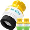 Solar Buddies Applicatore di Crema Solare - Pack di 2 Verde - Applicatore di Crema Solare, Crema Solare e Lozione con Spugna Ricaricabile per Viaggi per Bambini, Adulti e Famiglie - Contiene 100 ml