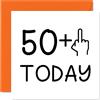 Stuff4 Biglietto di auguri per il 51° compleanno divertente per le donne con dito