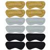 VIPbuy 6 paia di cuscinetti spessi per talloni, in pelle scamosciata, inserti antiscivolo, autoadesivi, per scarpe da uomo, donna, scarpe troppo grandi, prevenendo lo sfregamento del tallone