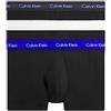 Calvin Klein Uomo Boxer Confezione da 3 Low Rise Trunks Cotone Elasticizzato, Nero (B- Gry Htr/Chesapeake Bay/Jwl Wbs), XL