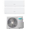 Hisense Climatizzatore Dual Split Inverter 9000+9000 Btu A++/A+ IQPlus9+9