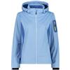 CMP giacca donna in light softshell cappuccio staccabile