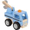 Small Foot Carro Attrezzi in Legno Certificato FSC 100%, Auto Gioco con Gru da carico Mobile, da 18 Mesi, 12446, Multicolore