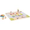 small foot 12235 Gioco del ponte Rainbow Bridge 4 Friends, gioco con dadi con motivi di animali, in legno, dai 4 anni