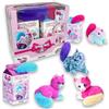 #sbabam Lovely Pets Cat in The Milk, giochi di chioschi per bambini, giocattoli da collezione, confezione da 2 personaggi, idea regalo, dai 3 anni in su
