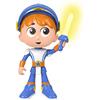Fisher-Price HJN49 - Guinzaglio per cavaliere parlante con luci e suoni, edizione tedesca, 20,5 cm, giocattolo per bambini dai 3 anni in su