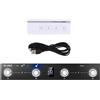 MIDI Foot Controller 4 pulsanti Bluetooth portatile Page Turner USB per