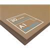 Artway - Cartone ondulato - 2 mm - Con superficie esterna rivestita in carta Kraft da 300 g/m² - Per plastico 30 fogli A1