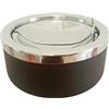 hanlongyu Posacenere da Esterno, Portacenere da Esterno con Coperchio, Posacenere Chiuso Antivento, in Acciaio Inox, Ashtray Posacenere da Tavolo, Adatto, ufficio, Feste, Bar