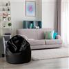 Talamo Italia-Poltrona a Sacco a Tinta Unita, Colore Nero, Misure 80 x 120 x 80 cm