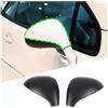 DIYUCAR Copertura Copri Specchietto Retrovisore Laterale Aletta in Plastica ABS per Peugeot 207 308 2006-2014 Accessori Esterni (Nero Opaco)