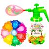 LACOSVI Flacone iniettore per riempire palloncini d'acqua super veloce, include 200 palloncini d'acqua nel gonfiatore realizzati in Spagna biodegradabili (bottiglia + 200 palloncini)
